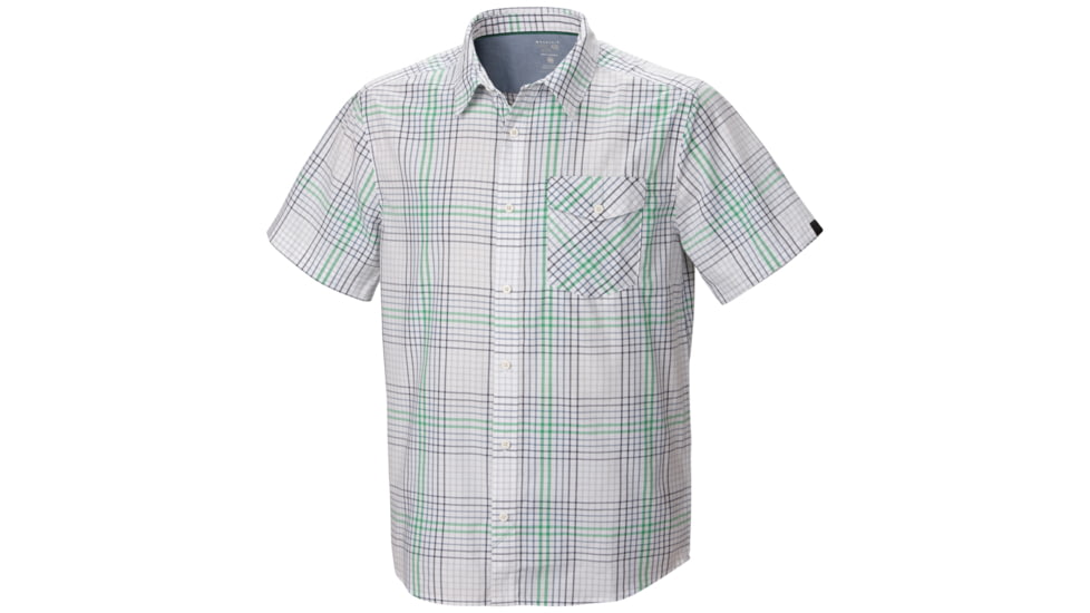 Mountain Hardwear Drummond Short Sleeve Shirt - Men's-White-Large