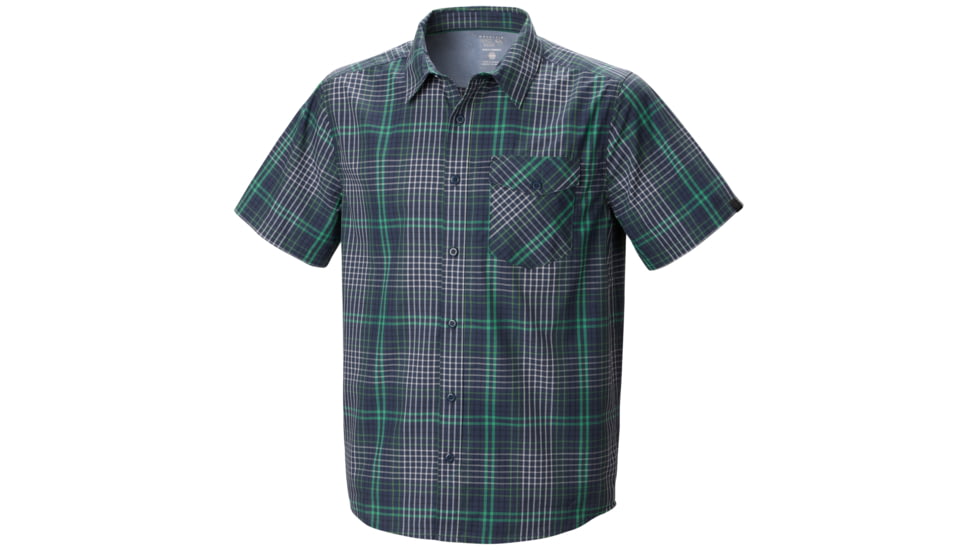 Mountain Hardwear Drummond Short Sleeve Shirt - Men's-Zinc-Medium