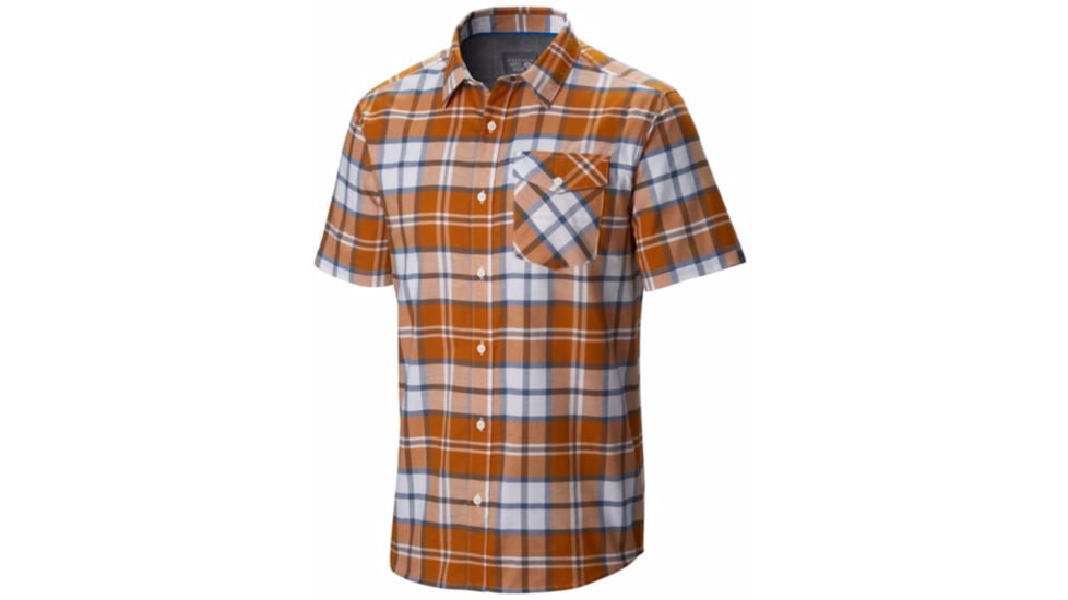 Mountain Hardwear Drummond Short Sleeve Shirt - Men's-Desert Gold-XX-Large