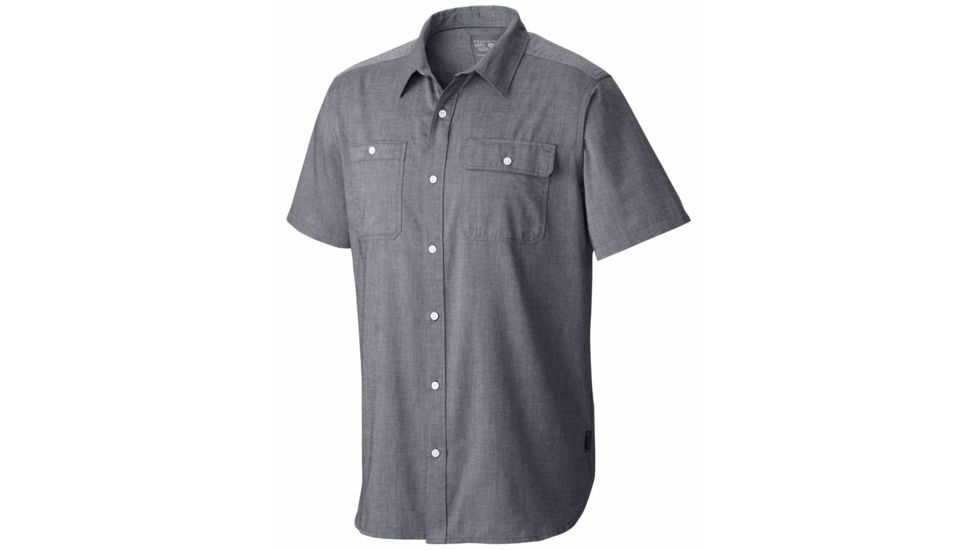 Mountain Hardwear Drummond Utility Short Sleeve - Men's-Black-Medium