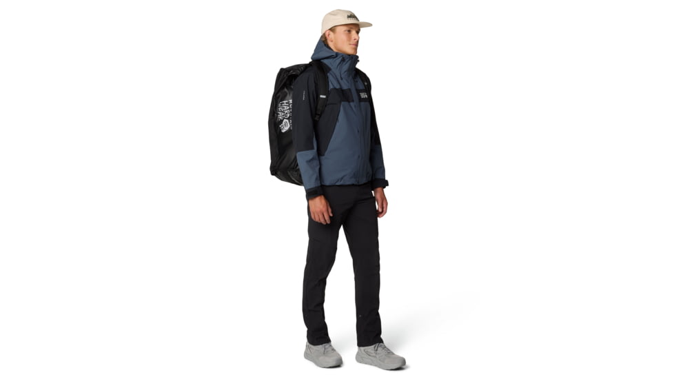 Mountain Hardwear Dry Times Hooded Jacket - Mens, Moon Blue/Black, XL, 190423025039