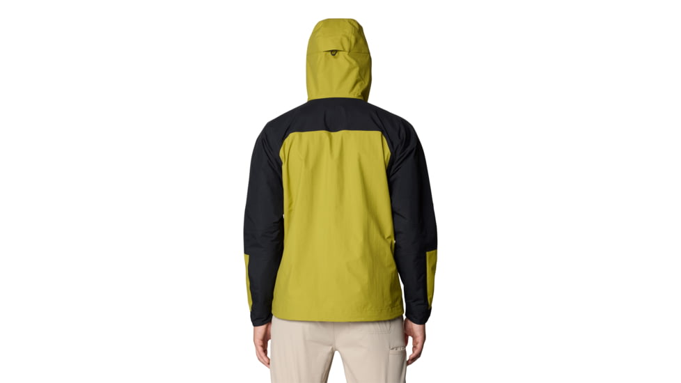 Mountain Hardwear Dry Times Hooded Jacket - Mens, Moon Moss/Black, L, 190423024858