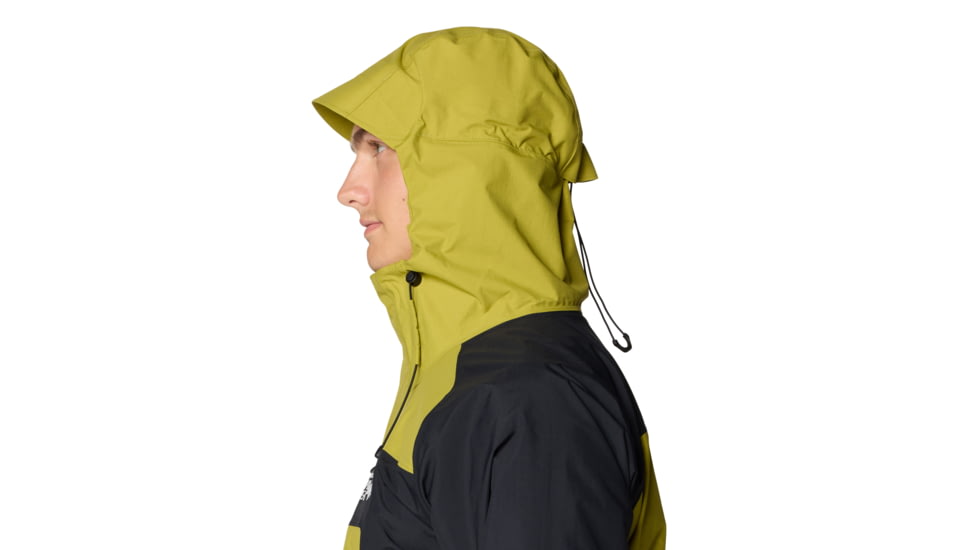 Mountain Hardwear Dry Times Hooded Jacket - Mens, Moon Moss/Black, L, 190423024858