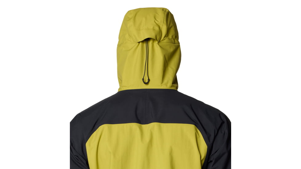 Mountain Hardwear Dry Times Hooded Jacket - Mens, Moon Moss/Black, L, 190423024858