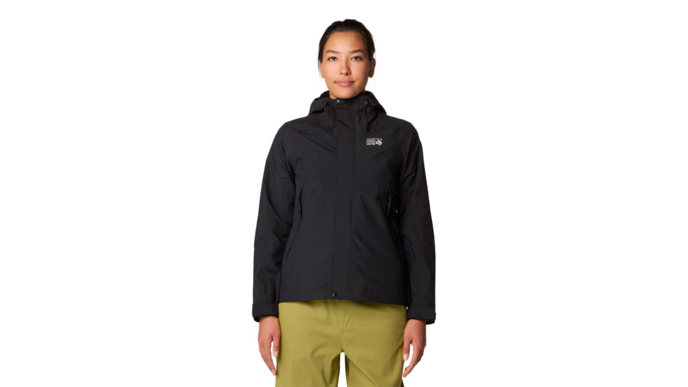 Mountain Hardwear Dry Times Hooded Jacket - Women's, Black, M, 2109741-010-M