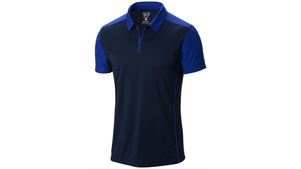Mountain Hardwear DryHiker Justo Short Sleeve Polo - Men's -Collegiate Navy-Small