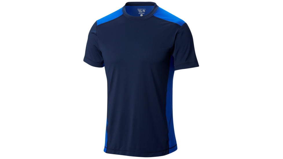 Mountain Hardwear DryHiker Justo Short Sleeve T - Mens-Collegiate Navy/Azul-X-Large