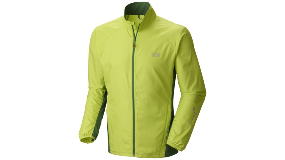 Mountain Hardwear DryRunner Jacket - Men's-Acid Green-X-Large