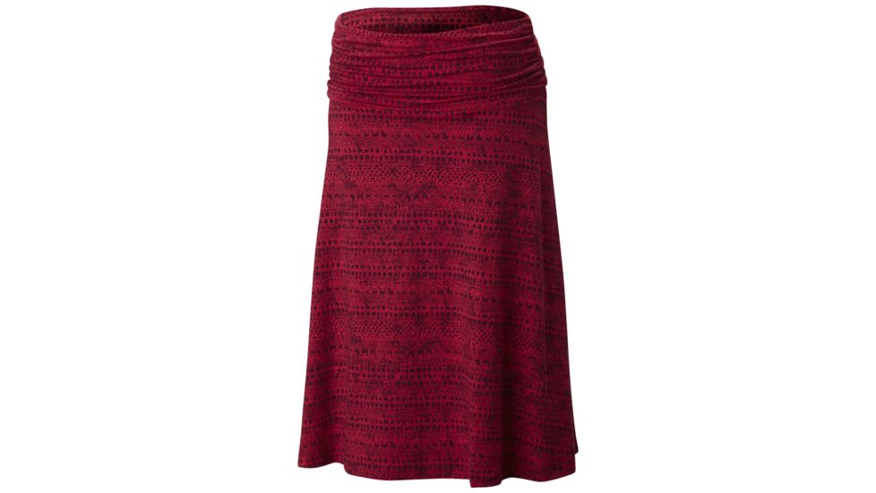 DrySpun Batika Skirt - Womens -Dark Raspberry-X-Small