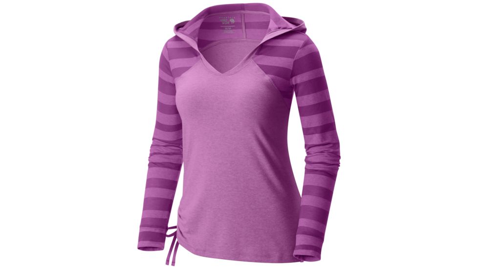 Mountain Hardwear DrySpun Perfect Hoodie - Women's-Foxglove-Small