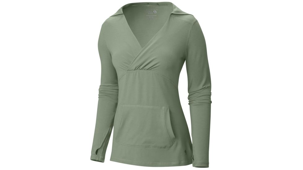 DrySpun Pullover Hoodie - Womens -Verde-Small