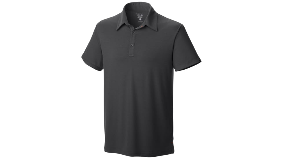 Mountain Hardwear DrySpun Short Sleeve Polo - Men's-Shark-Small