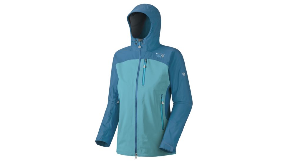 Mountain Hardwear Drystein Jacket - Women's-Jewel/Oasis Blue-Small