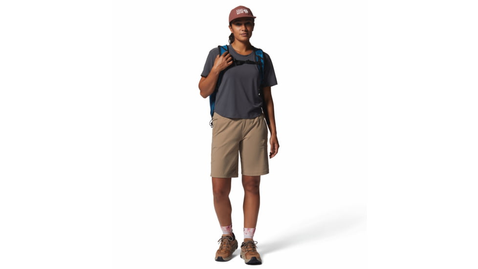 Mountain Hardwear Dynama/2 Bermuda Shorts - Womens, Khaki, Medium, 1880761297-Khaki-M-R