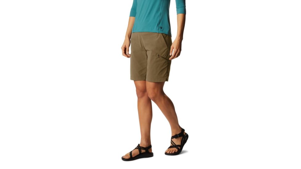 Mountain Hardwear Dynama Bermuda Short - Womens, Raw Clay, Small, 9 in, 1764581253-S