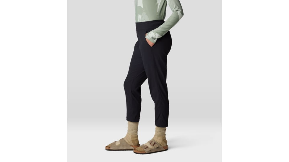 Mountain Hardwear Dynama Extended Crop Pants - Womens, Black, LT, 2095472-010-2XxR