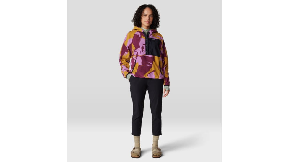 Mountain Hardwear Dynama Extended Crop Pants - Womens, Black, LT, 2095472-010-2XxR