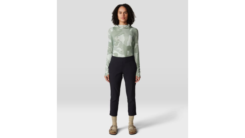 Mountain Hardwear Dynama Extended Crop Pants - Womens, Black, LT, 2095472-010-2XxR