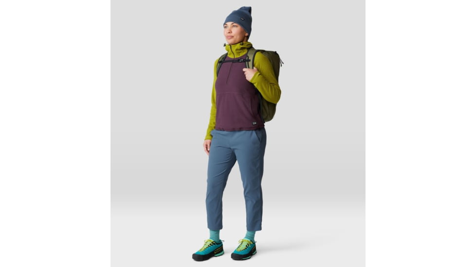 Mountain Hardwear Dynama Crop Pants - Womens, Moon Blue, 2XxR, 2095471-430-MxR