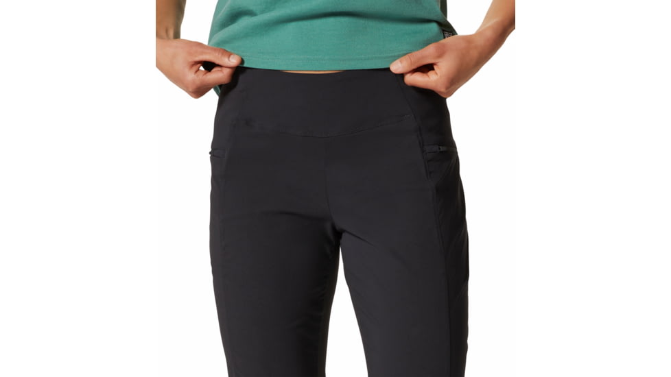 Mountain Hardwear Dynama High Rise Ankle Pants - Women's, Black, XSxR, 2095521-010-XSxR