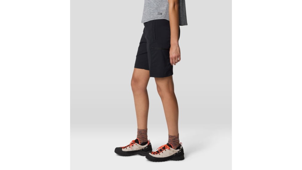 Mountain Hardwear Dynama High Rise Bermuda Short - Women's, Black, LxR, 2110611-010-LxR