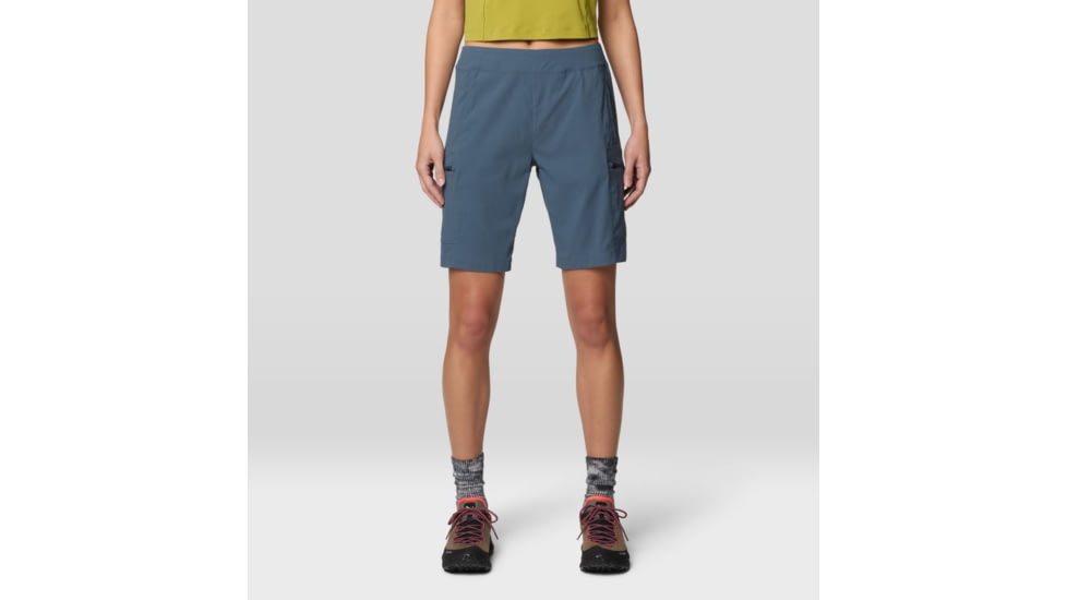 Mountain Hardwear Dynama High Rise Bermuda Short - Women's, Moon Blue, LxR, 2110611-430-LxR