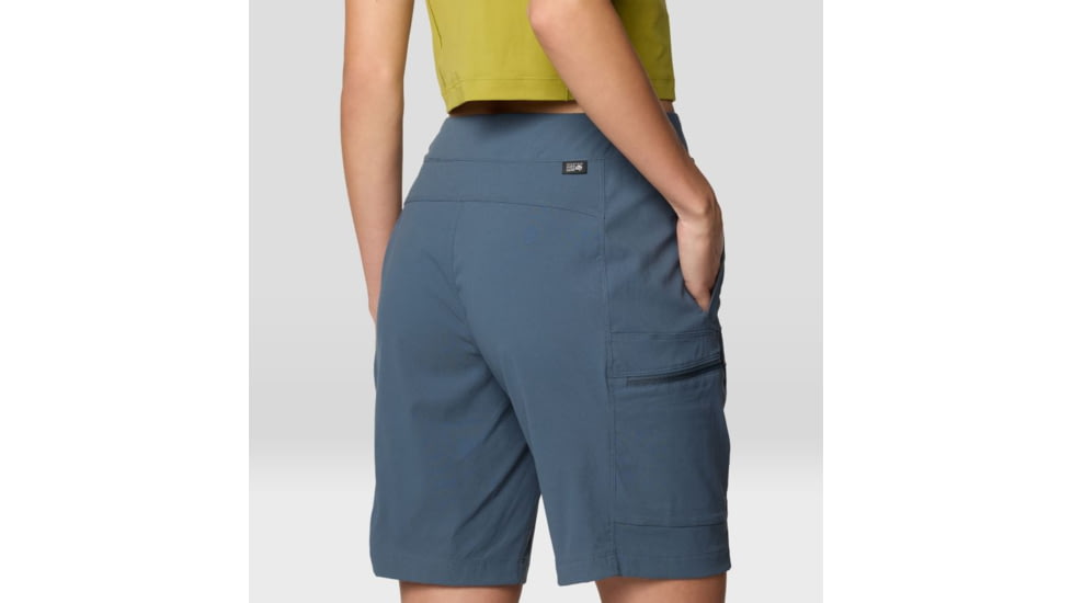 Mountain Hardwear Dynama High Rise Bermuda Short - Women's, Moon Blue, LxR, 2110611-430-LxR