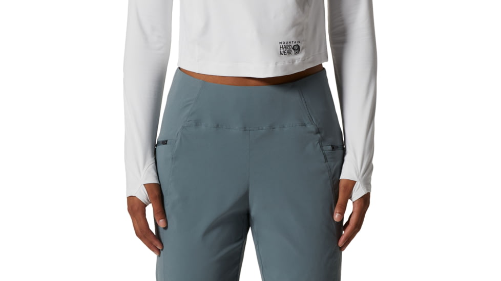 Mountain Hardwear Dynama High Rise Pant - Womens, Light Storm, Large, Regular, 1946291054-L-R