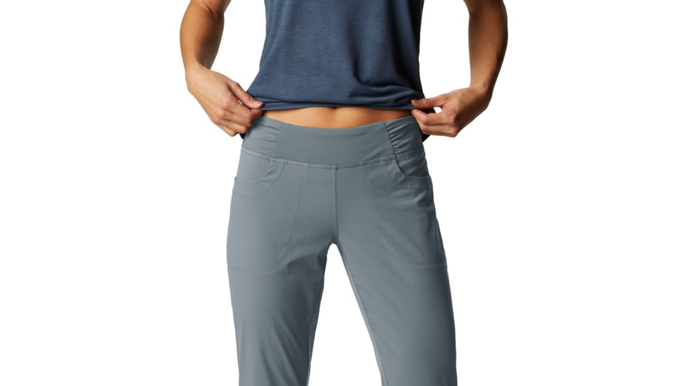 Mountain Hardwear Dynama Pant - Womens, Light Storm, Medium, Short, 1642081055-M-S