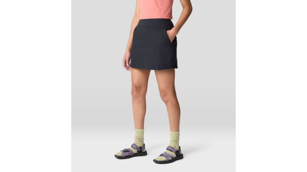 Mountain Hardwear Dynama Etended Skort - Womens, Black, MxL, 190423030033