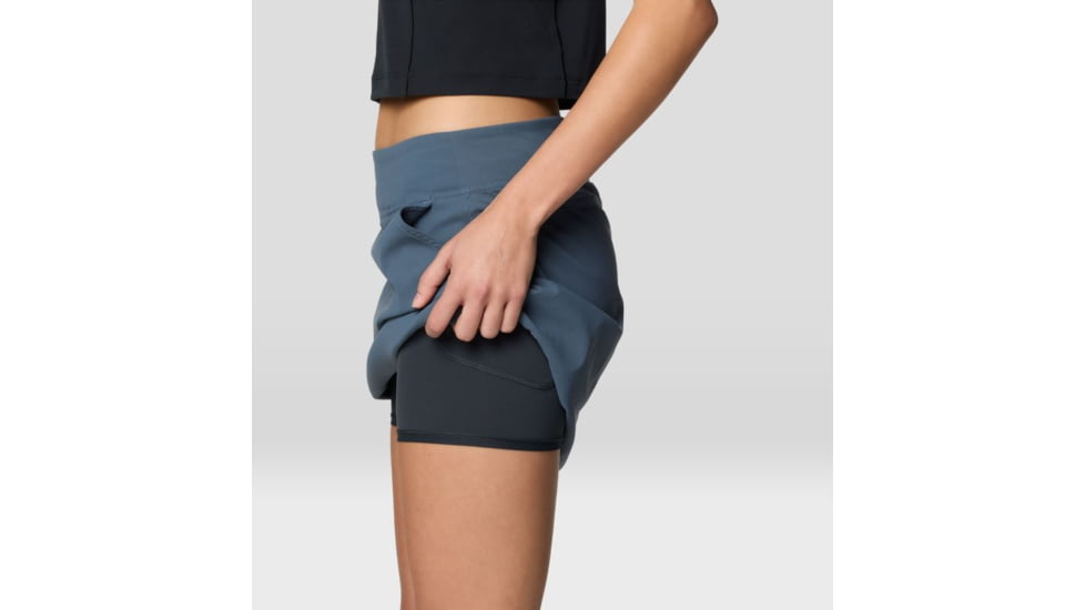 Mountain Hardwear Dynama Etended Skort - Womens, Moon Blue, XL, 190423030057