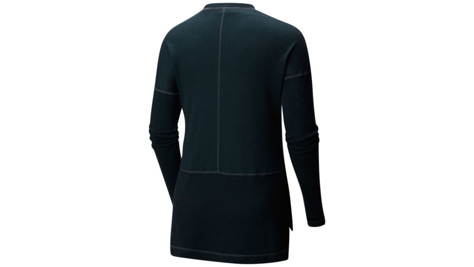 Mountain Hardwear EDP Waffle Long Sleeve Shirt, Blue Spruce, XL, 1795391310-XL