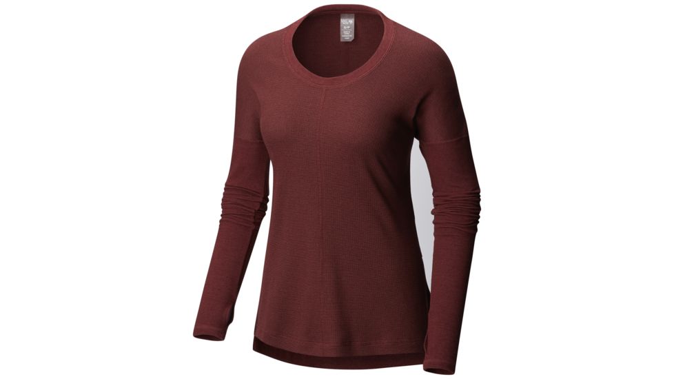 Mountain Hardwear EDP Waffle Long Sleeve Shirt - Womens, Smith Rock, Large, 1795391602-L