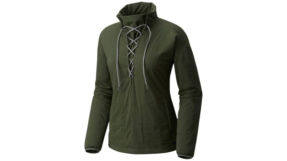 Mountain Hardwear Escape Insulated Pullover - Women's, Surplus Green, S 1765091347-S