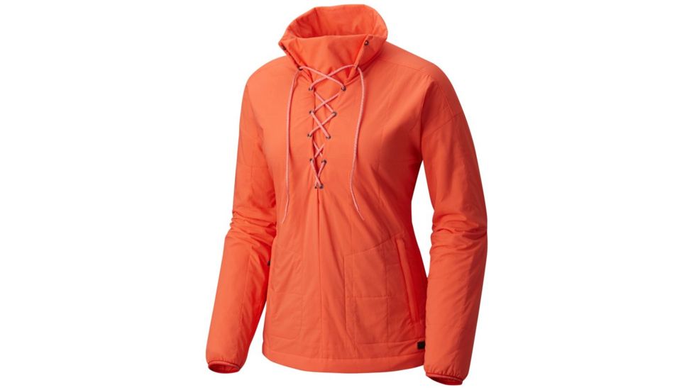 Mountain Hardwear Escape Insulated Pullover - Women's, Solstice Red, S 1765091804-S