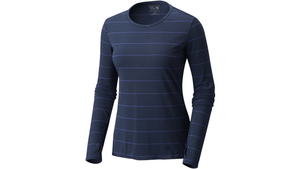 Mountain Hardwear Everyday Perfect Long Sleeve Crew - Women's-Zinc-Large