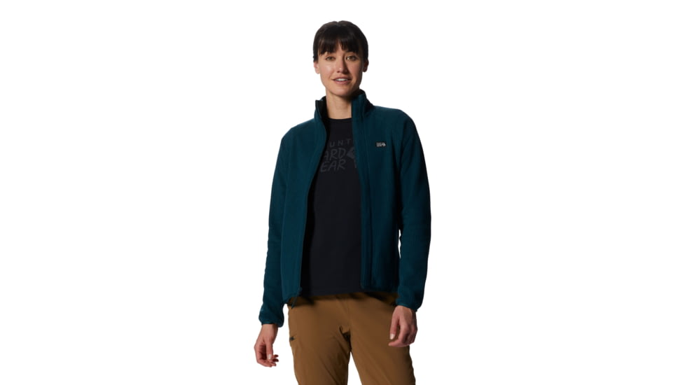 Mountain Hardwear Explore Fleece Jacket - Womens, Dark Marsh, Large, 2002631375-Dark Marsh-L