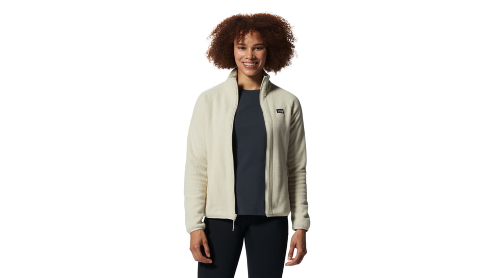 Mountain Hardwear Explore Fleece Jacket - Womens, Wild Oyster, Large, 2002631284-Wild Oyster-L