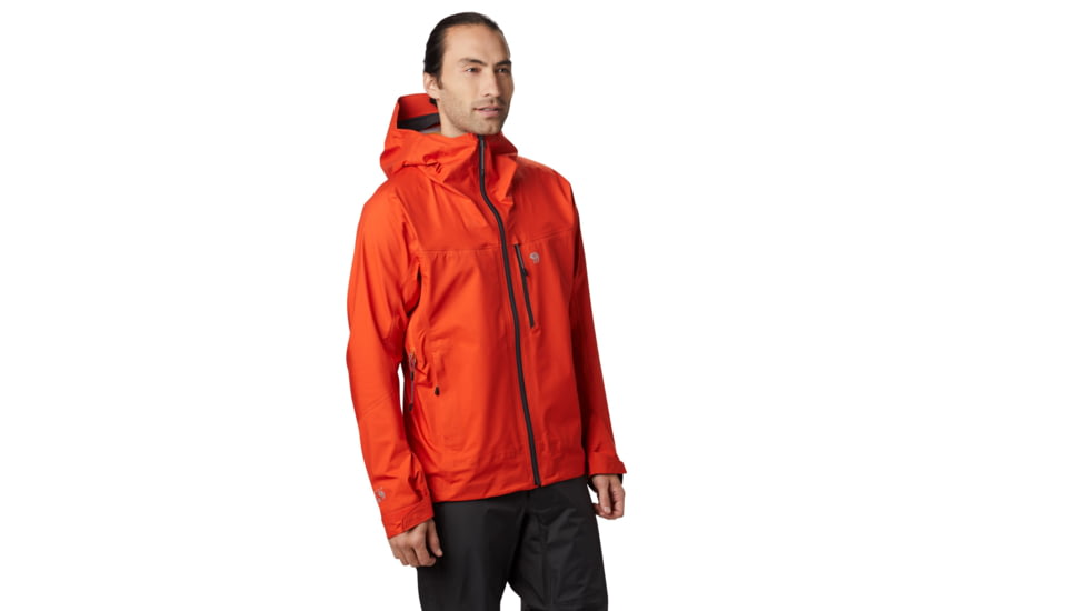 Mountain Hardwear Exposure 2 Gore-Tex 3L Active Jacket - Men's, Large, State Orange, 1846211842-L