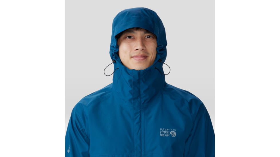 Mountain Hardwear Exposure/2 Gore-Tex Paclite Jacket - Mens, Dark Caspian, Large, 1929851418-L