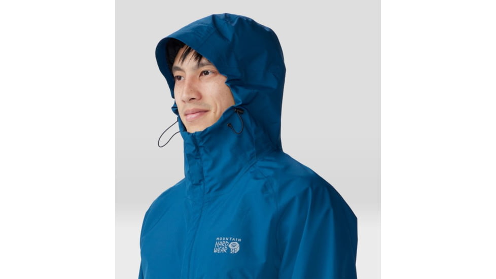 Mountain Hardwear Exposure/2 Gore-Tex Paclite Jacket - Mens, Dark Caspian, Large, 1929851418-L