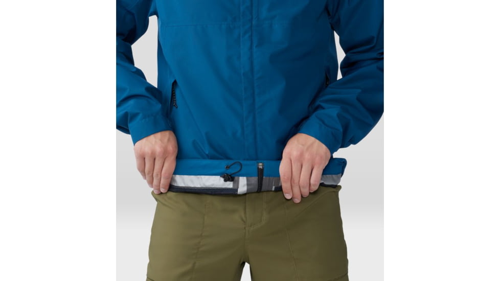 Mountain Hardwear Exposure/2 Gore-Tex Paclite Jacket - Mens, Dark Caspian, Large, 1929851418-L