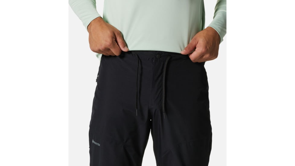 Mountain Hardwear Exposure/2 Gore-Tex Paclite Pant - Mens, Long, Black, Medium, 1981701010-M-L
