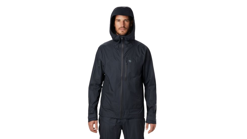 Mountain Hardwear Exposure 2 Gore-Tex Paclite Plus Jacket - Men's, Dark Storm, Extra Large, OM8429004-XL