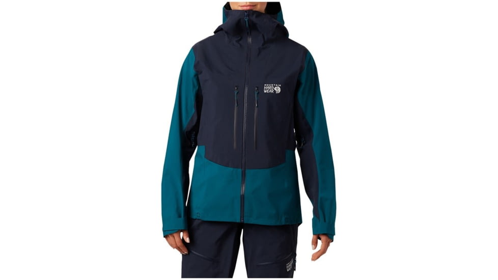 Mountain Hardwear Exposure 2 Gore-Tex Pro Jacket - Womens, Dive, Small, OL8159468-S