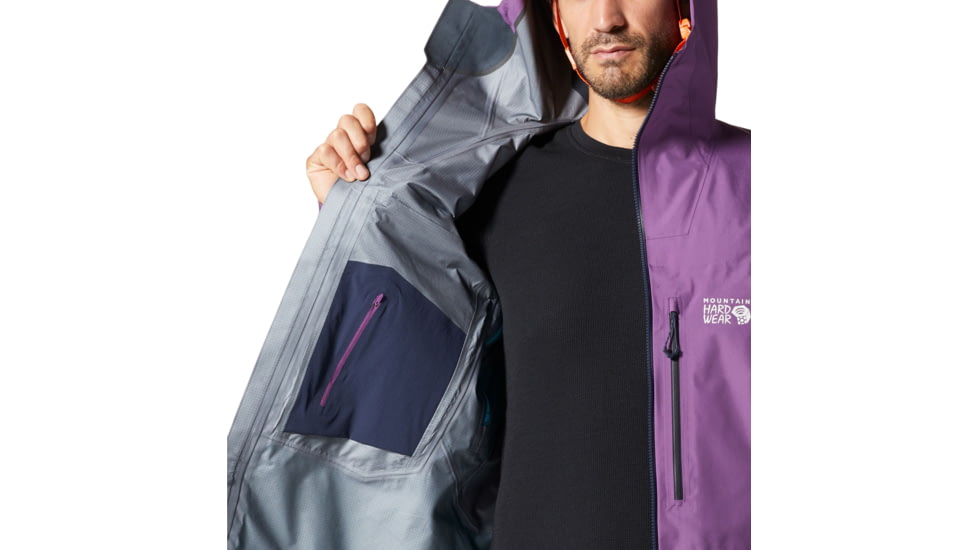 Mountain Hardwear Exposure/2 Gore-Tex Pro M Jacket - Mens, TEX Pro -Cosmos Purple, Small, 1857291502-TEX Pro -CS