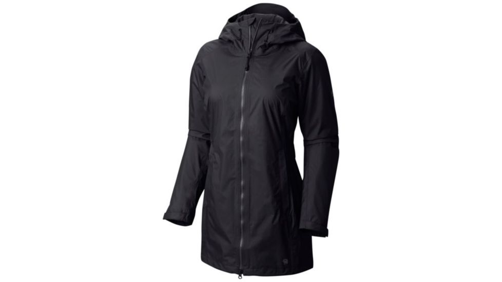 Mountain Hardwear Finder Parka - Women's, Black, Graphite, M, 1582991095-M