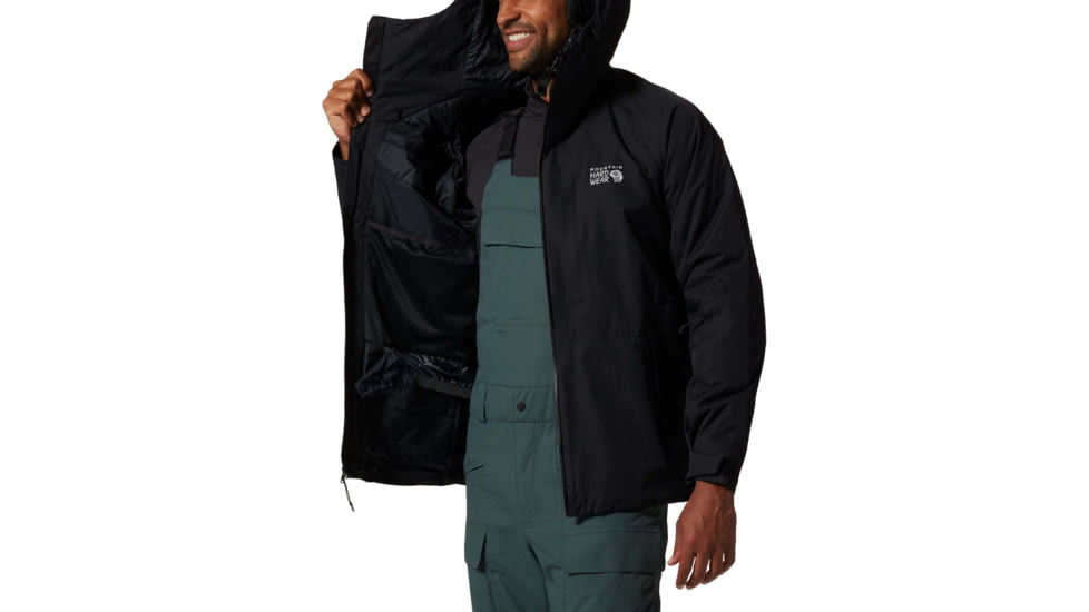 Mountain Hardwear FireFall 2 Insulated Jacket - Mens, Black, 2XL, 1942861010-BLACK-XXL