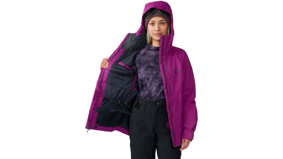 Mountain Hardwear Firefall/2 Insulated Jacket - Womens, Berry Glow, Large, 1943071522BG-L