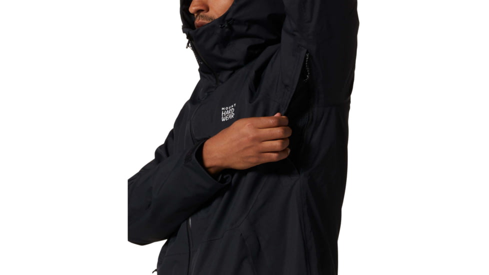Mountain Hardwear Firefall/2 Jacket - Mens, Black, Large, 1942881010-L